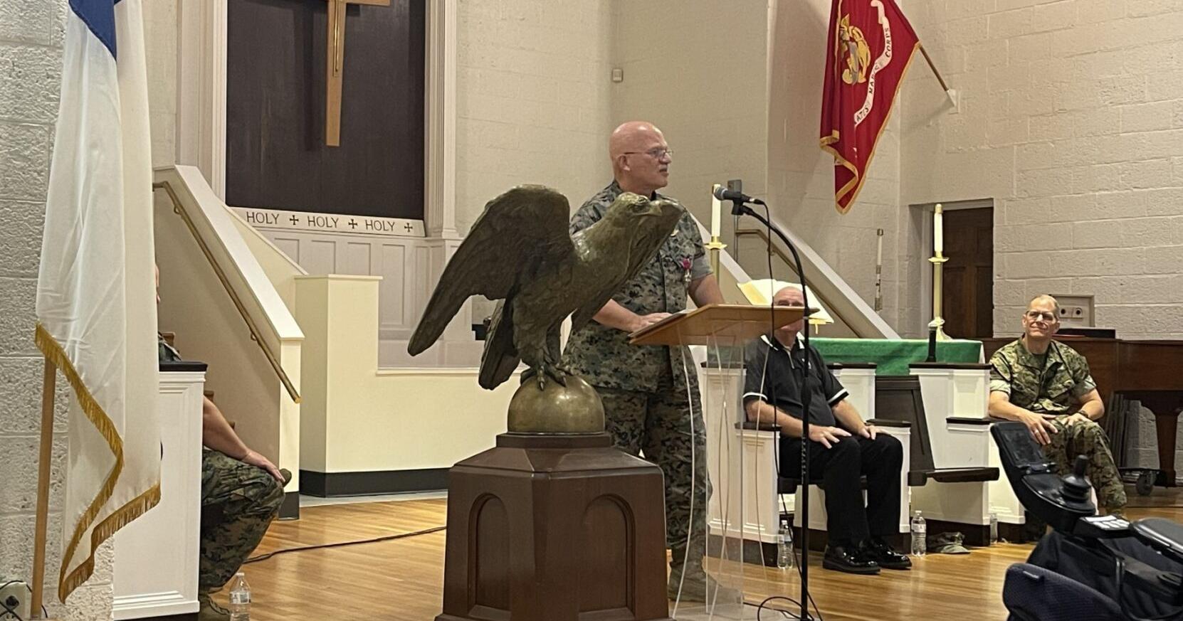After four decades of service, long-time Navy Chaplain Denis Cox retires aboard Camp Lejeune - Vimarsana News