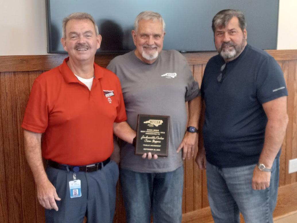 Onslow County Crime Stoppers receive state award at annual conference