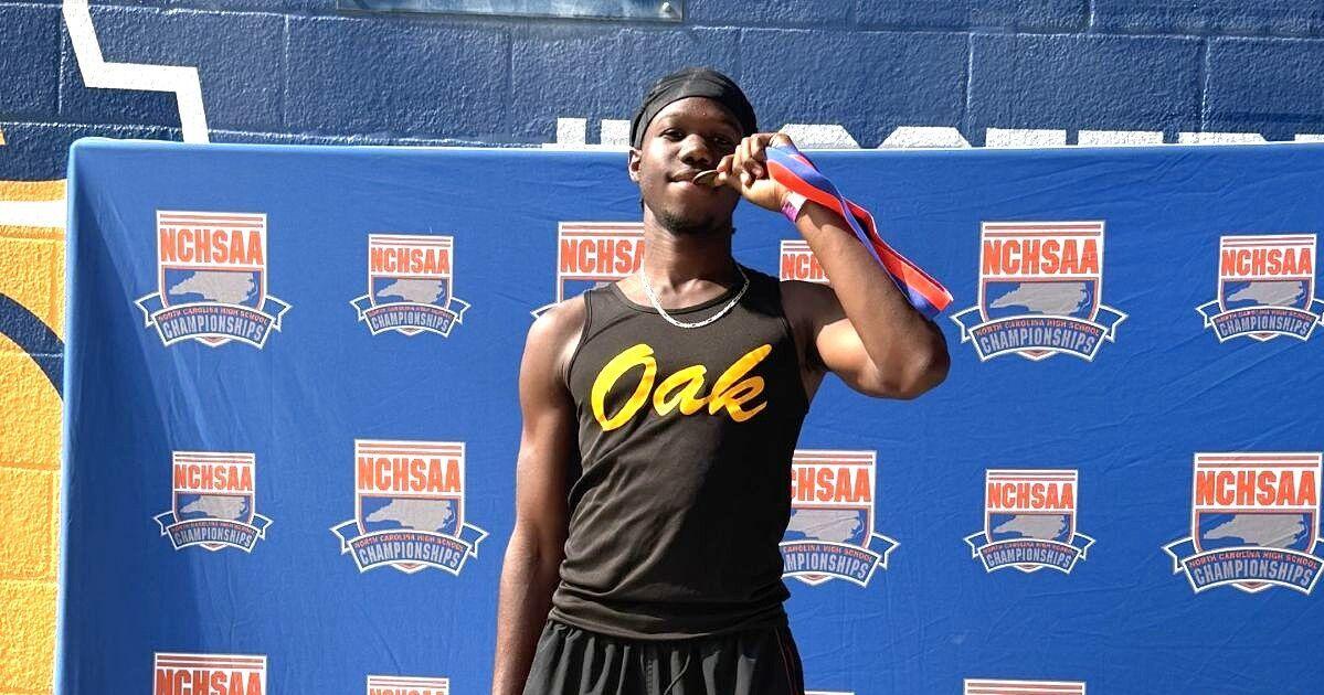 White Oak's Myers aims higher after state high jump title