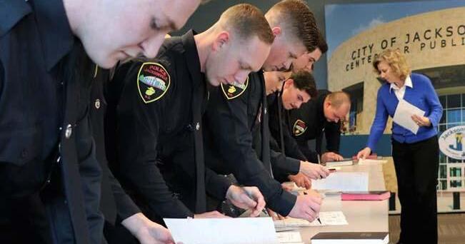 Photo: Newly sworn in officers for JPD | Entertainment | jdnews.com