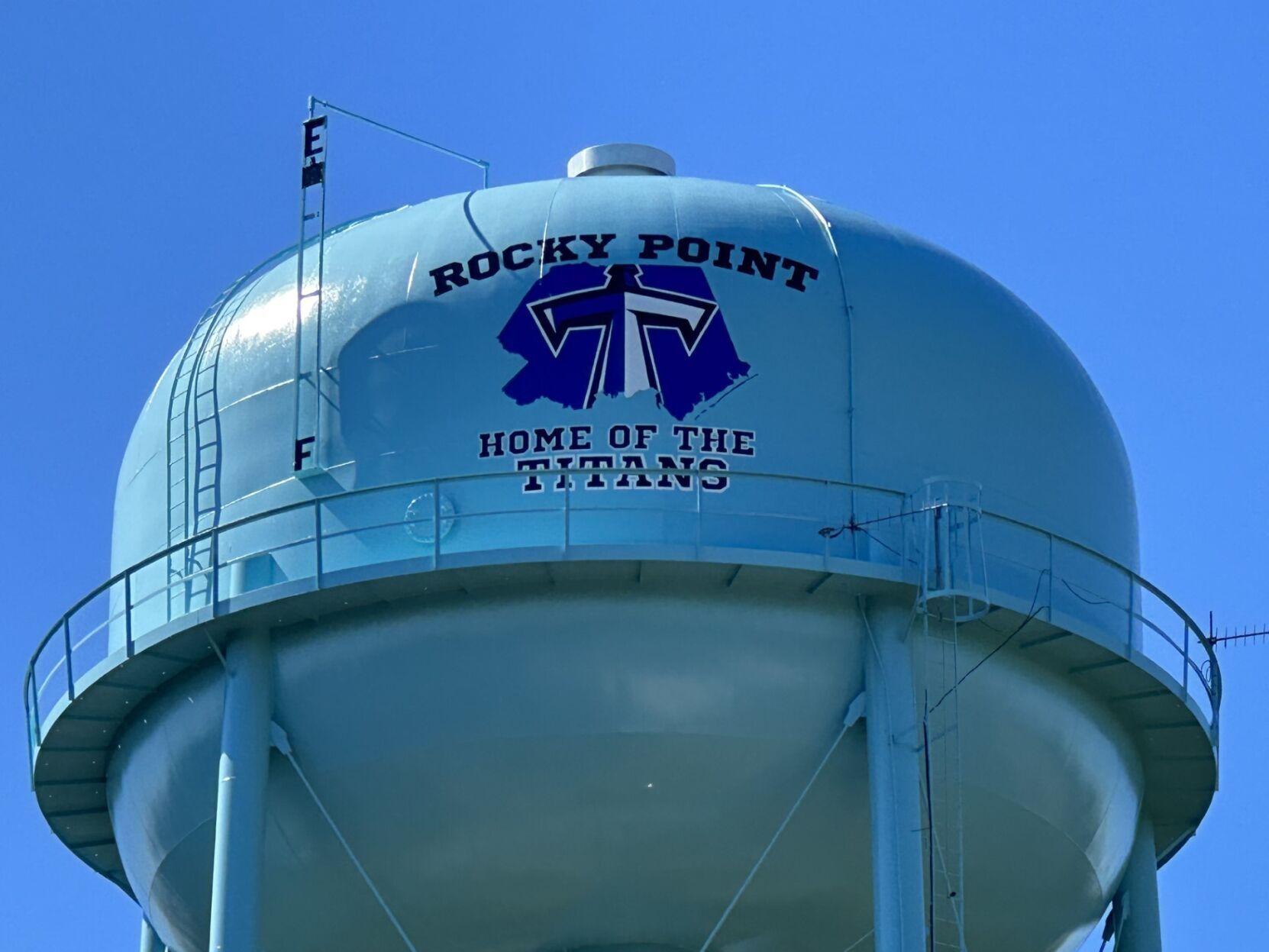 Rocky Point water tower has new mural in support of local high