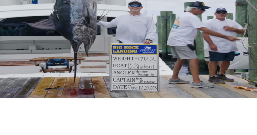 Big rock blue 2025 marlin tournament 2020