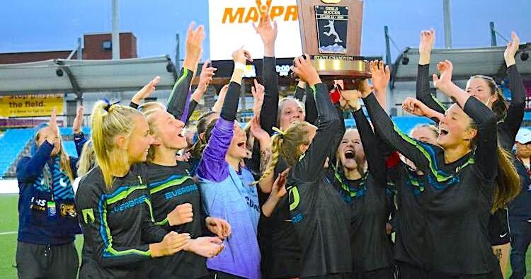 Evergreen girls soccer completes its 3-peat