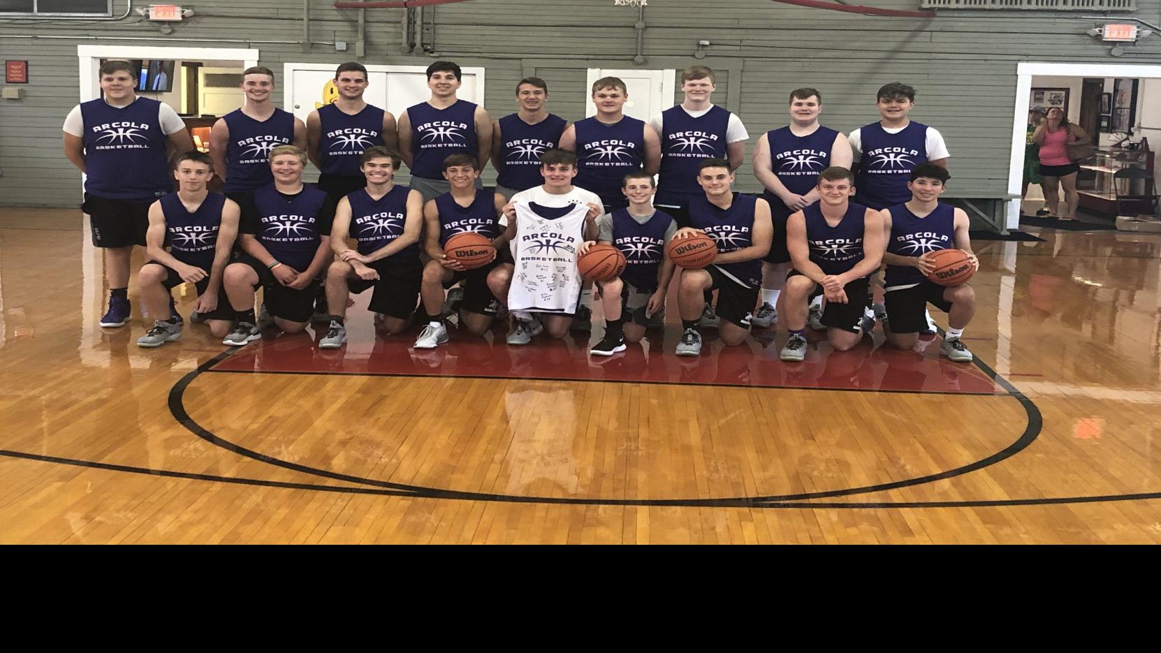 Arcola Boys Basketball Team Scrimmages At Hoosier Gym Basketball