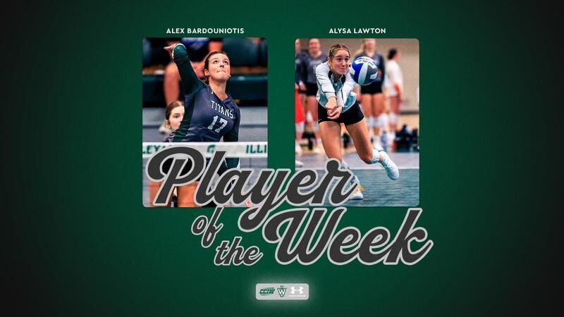 Bardouniotis and Lawton Earn CCIW Player of the Week Honors