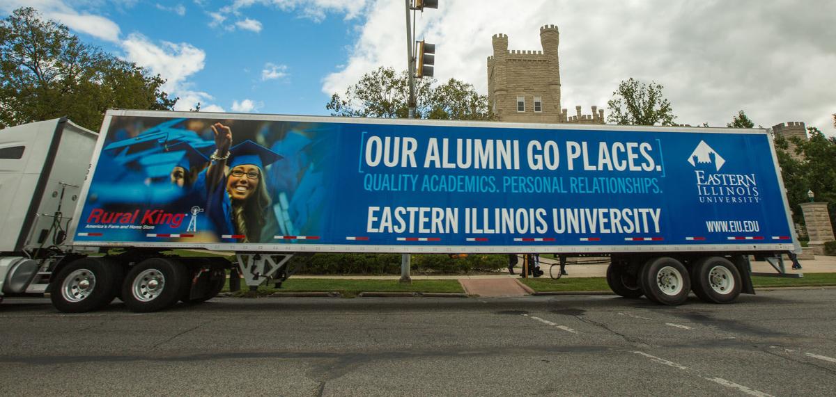 Rural King trailers voice EIU's name along highways