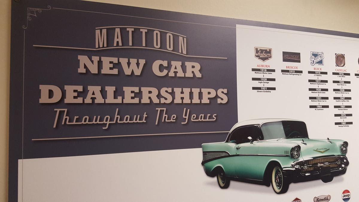 Display shares history of Mattoon new car dealerships