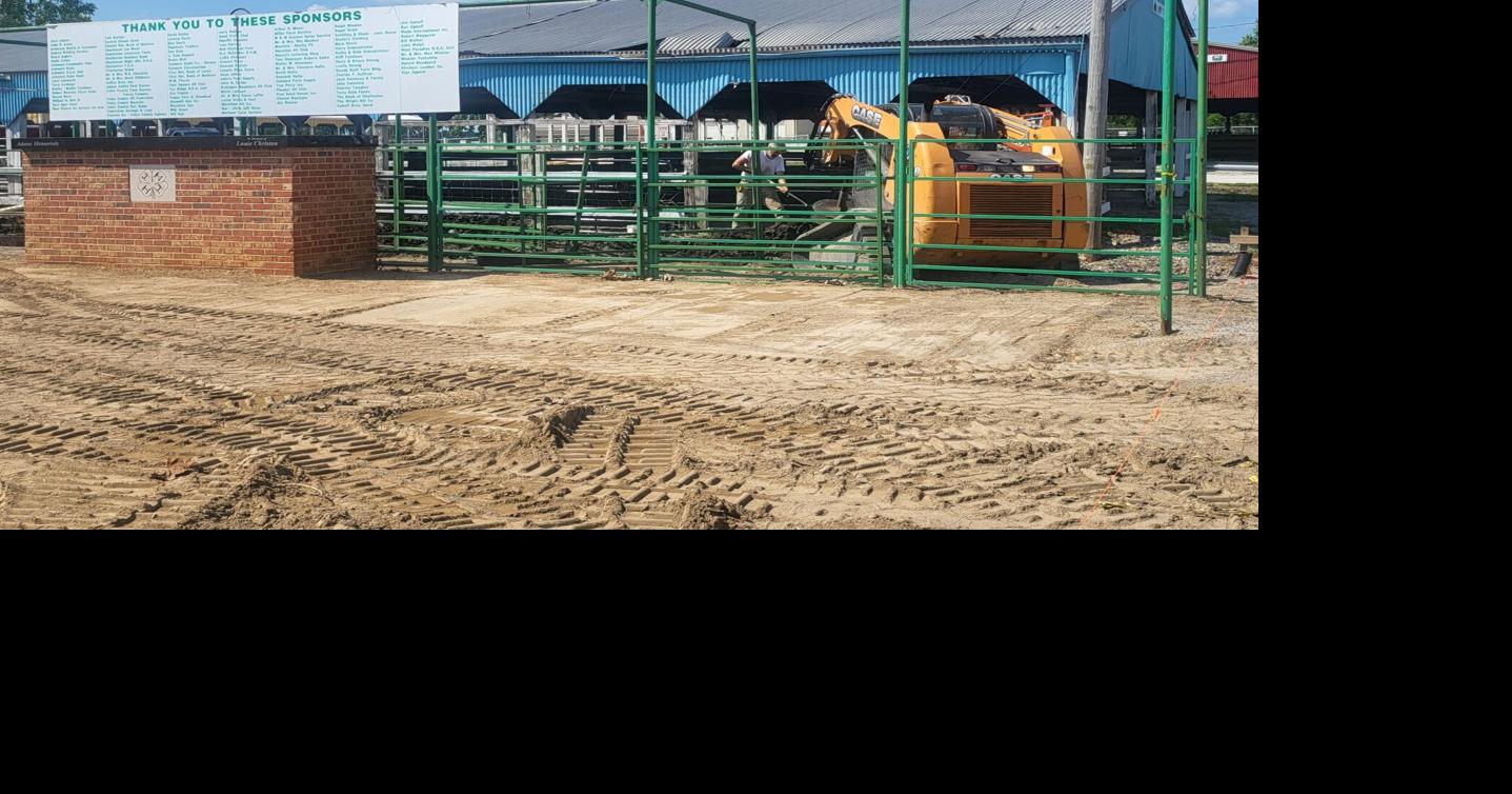 Tornado damaged show ring, barn set to be repaired in time for Coles County Fair