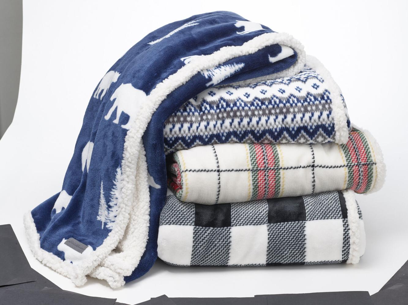 Eddie Bauer fleece throw
