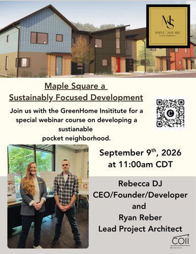 Maple Square Planning CE Tour: Health | Water Reclamation | Sustainable