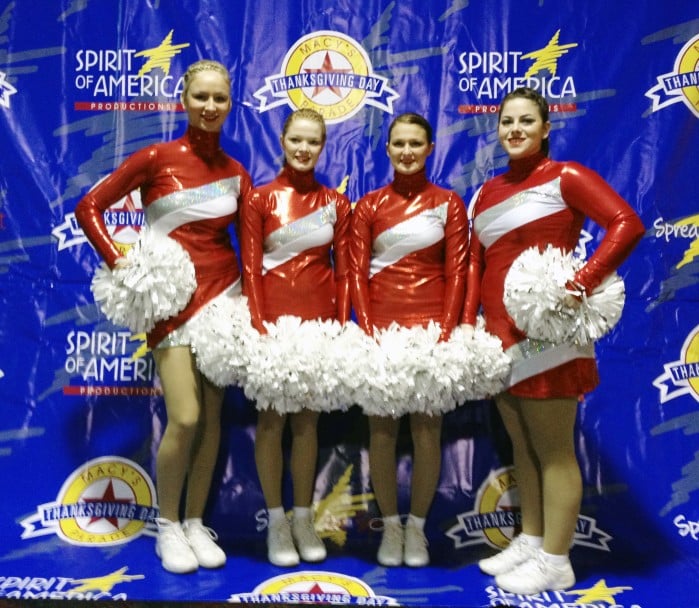 Martinsville cheerleaders march in Macy’s parade