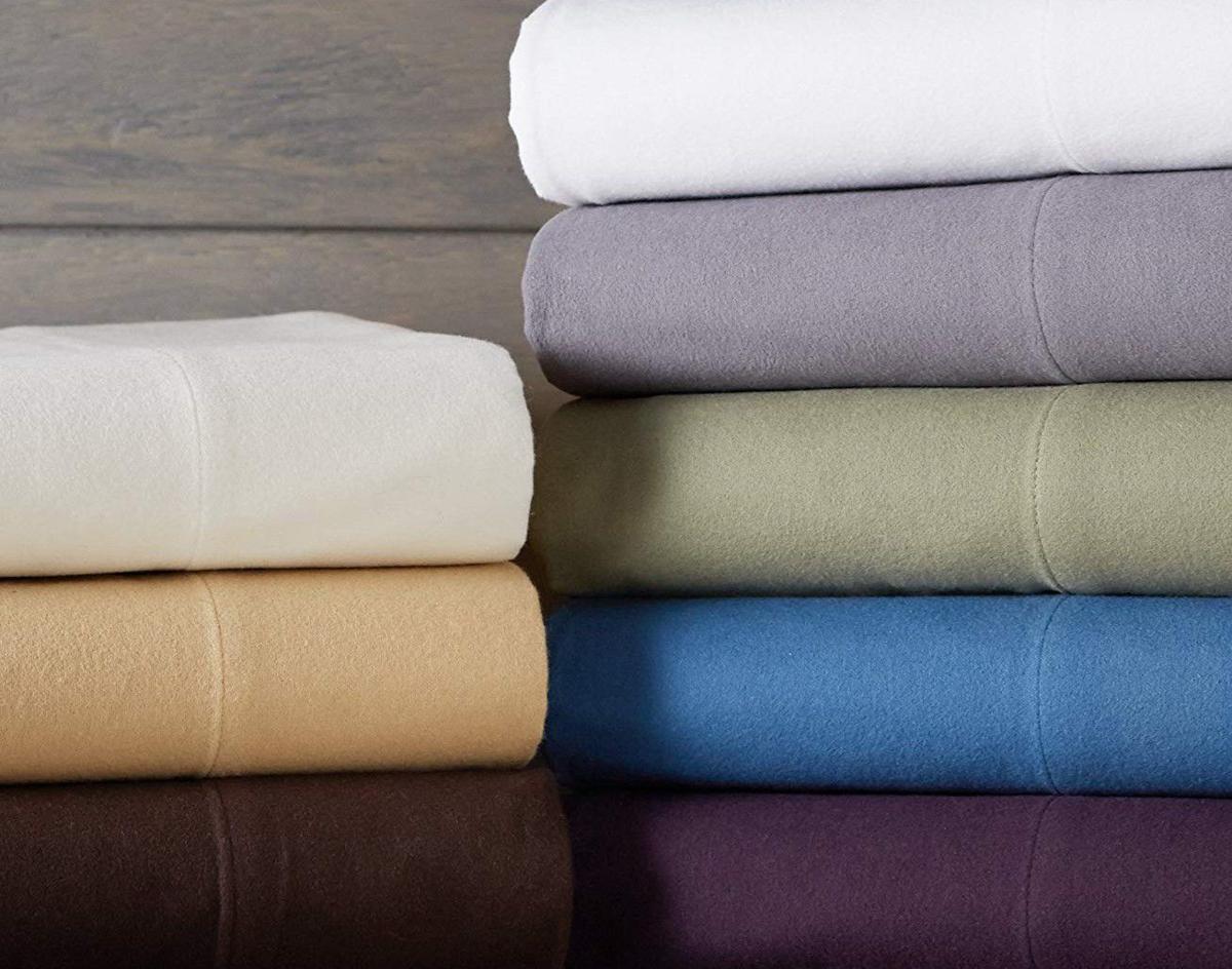 These cozy flannel sheets will keep you warm through fall