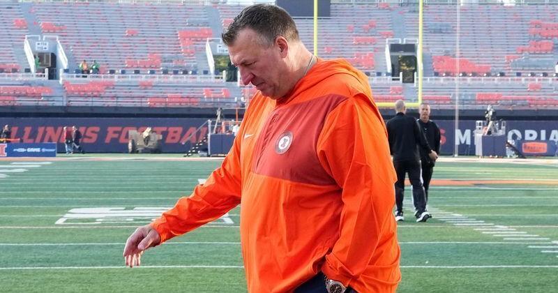 After further review, Bielema fine with replay change, says Illinois well-prepared for Duke