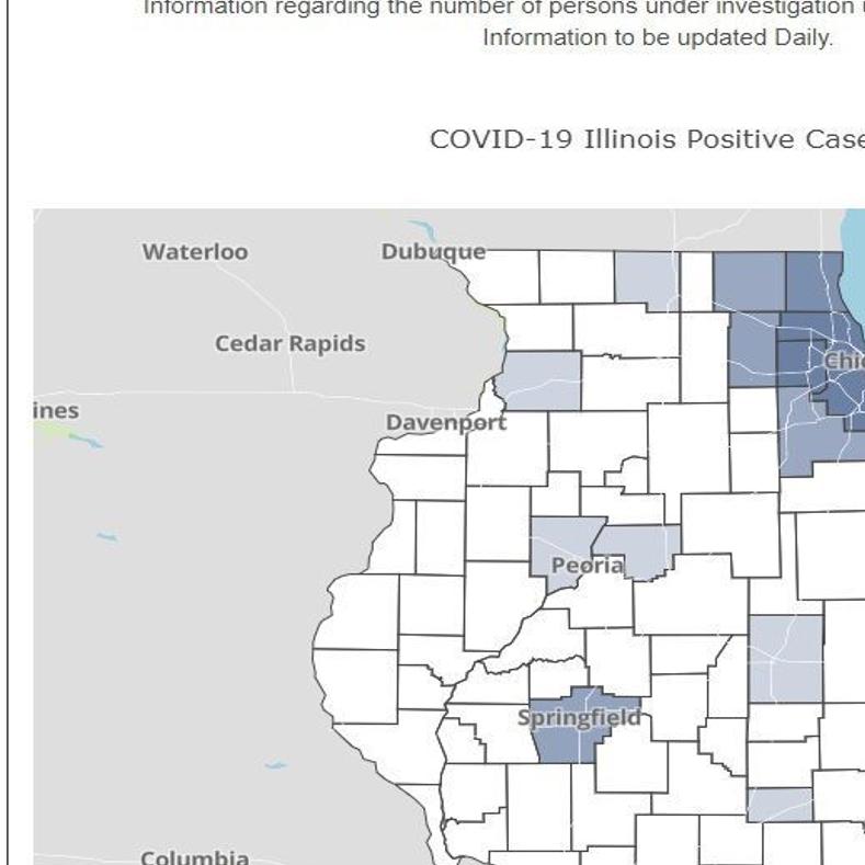 The Latest Illinois Reports First Coronavirus Death 160 Cases Now Reported Government And Politics Jg Tc Com