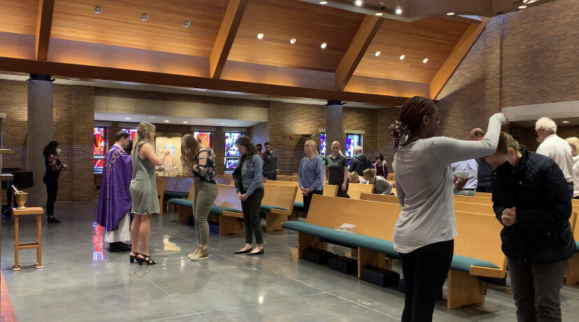 EIU students, community members celebrate Ash Wednesday