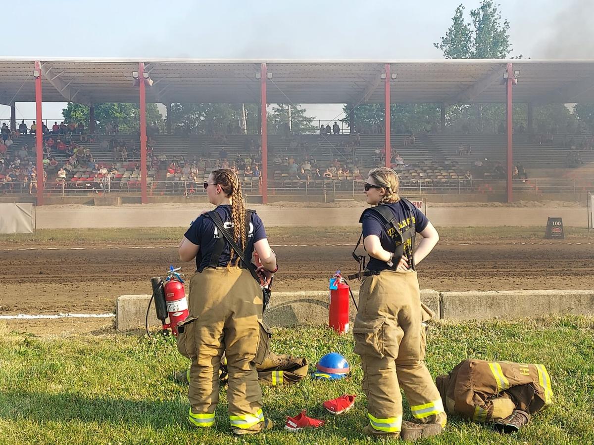 Coles County first responders standby at truck, tractor pull