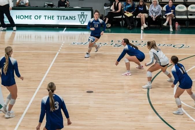 Volleyball Drops to Carroll in Day One of Big Blue Showdown