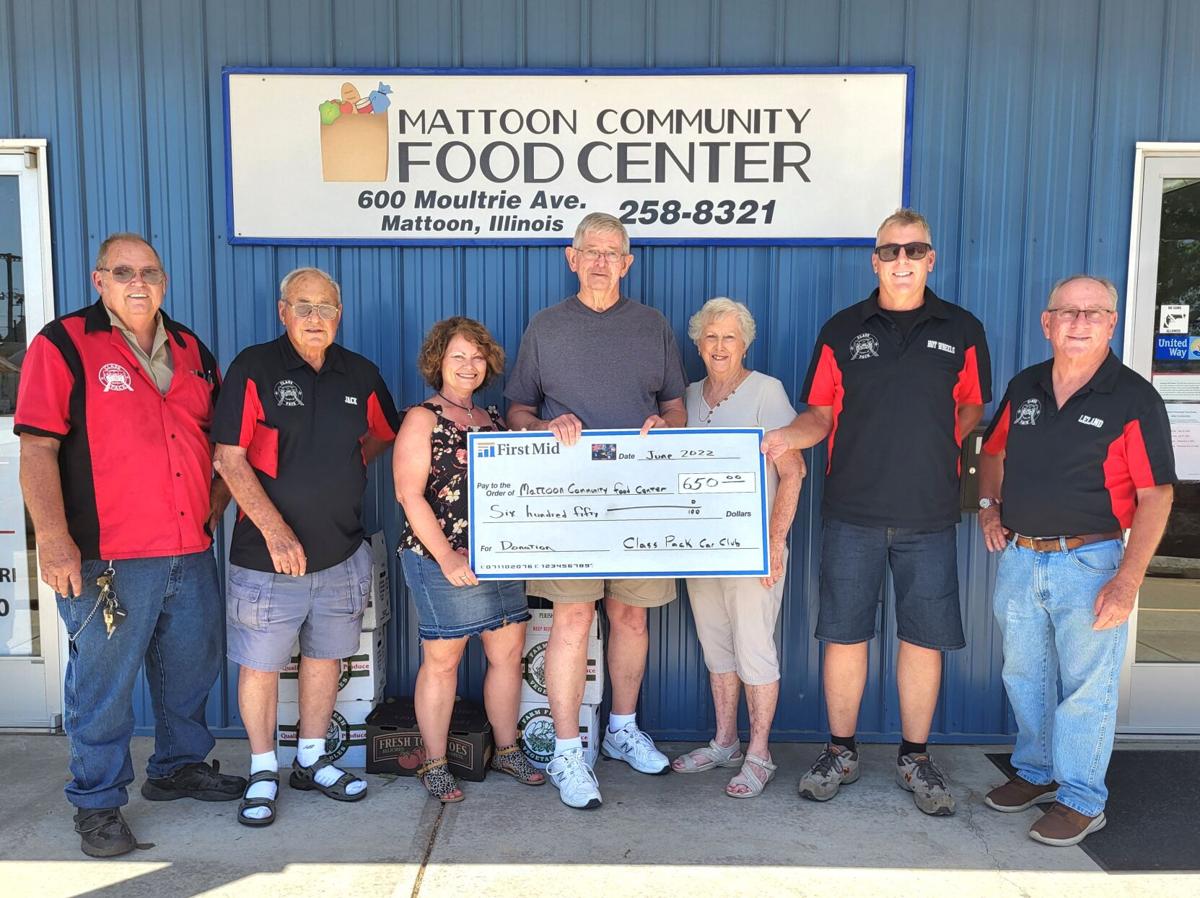 Car club donates to food pantry