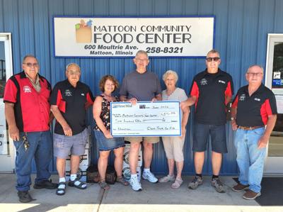 Car club donates to food pantry