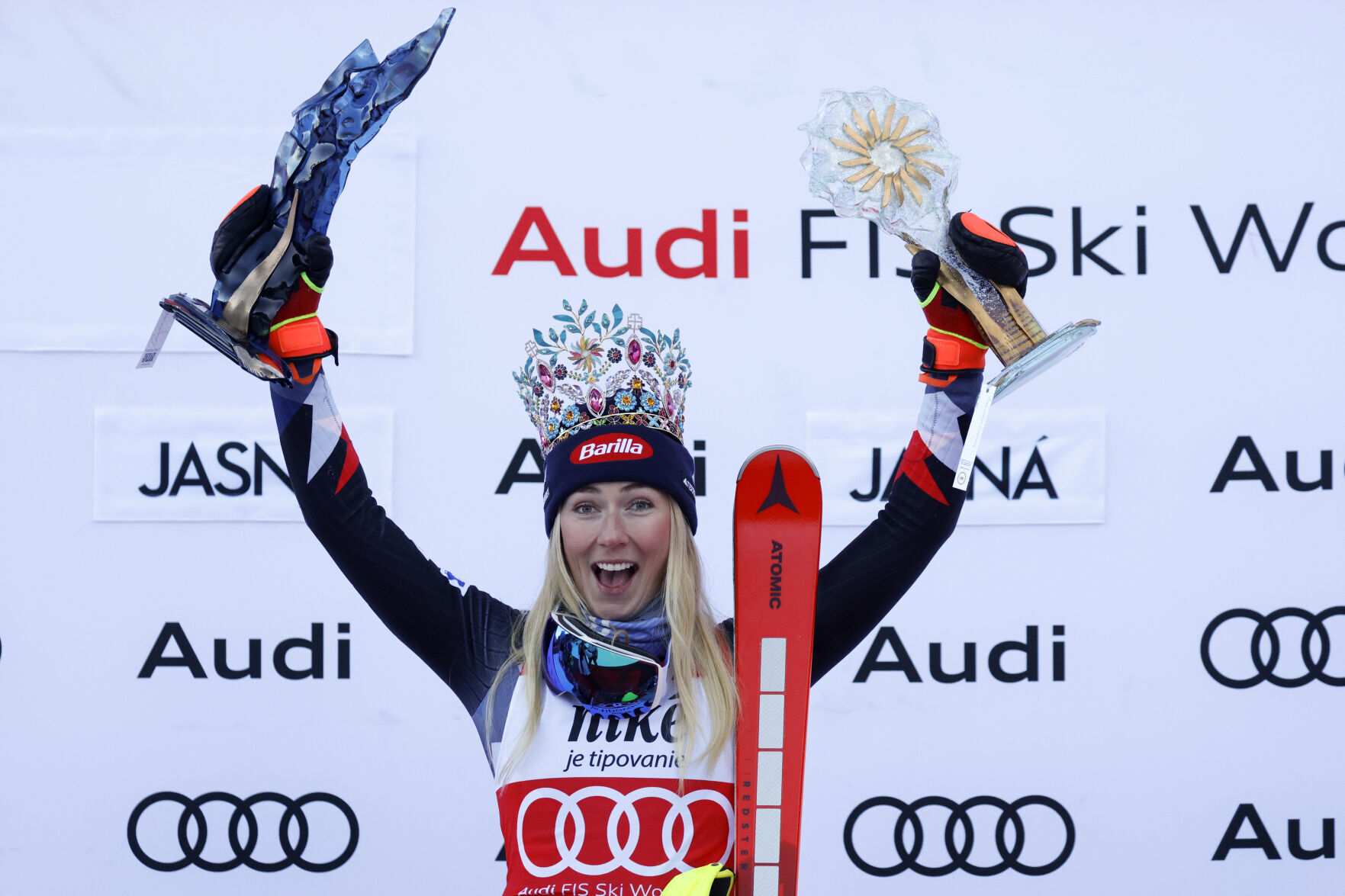 Shiffrin Gets Career Win 95 In First World Cup Slalom