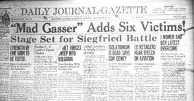 'Mad Gasser' headline