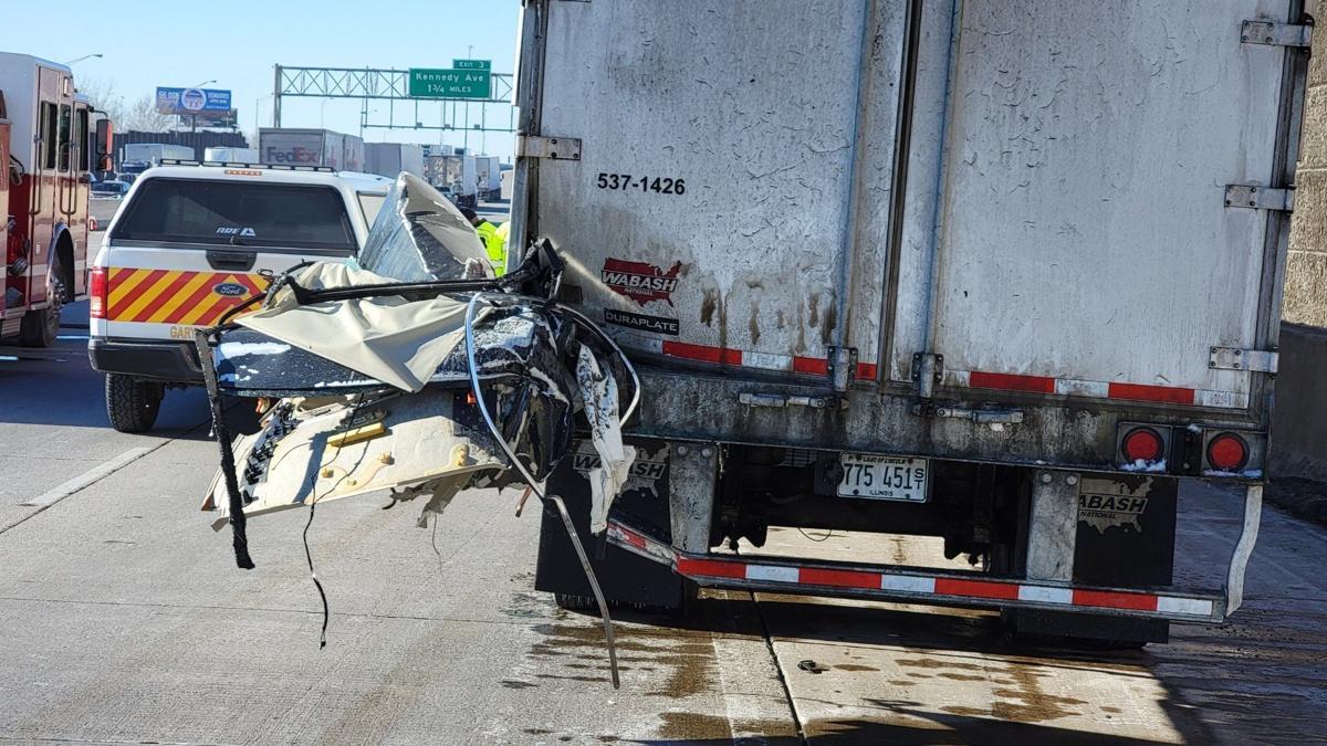 UPDATE: Infant, woman killed when pursuit ends in crash on I-94, sheriff says