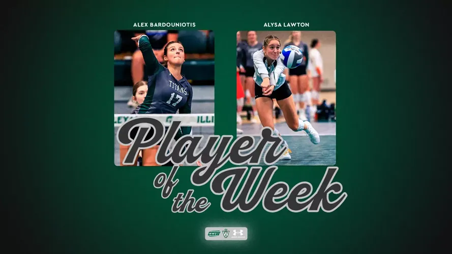 Bardouniotis and Lawton Earn CCIW Player of the Week Honors
