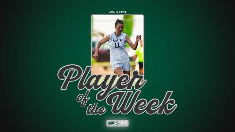 Mapes Earns First Career CCIW Player of the Week Honor