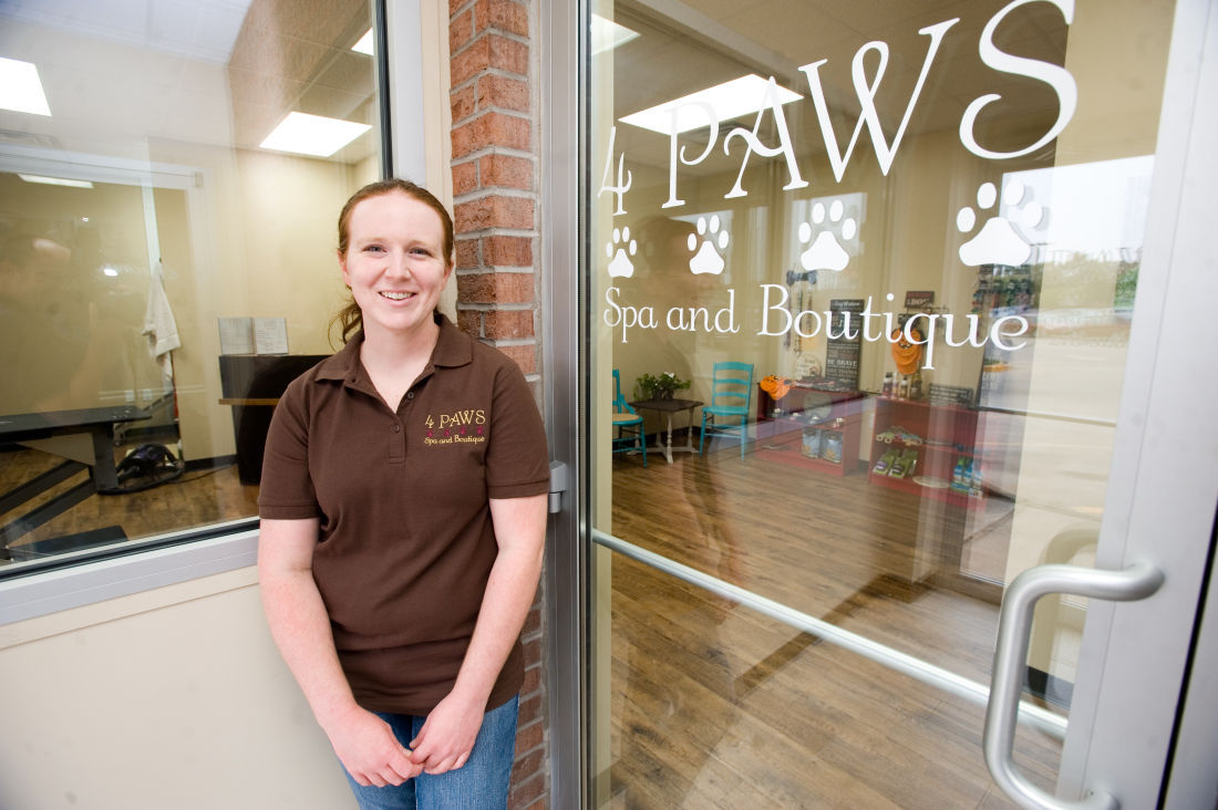 New 4 Paws Spa Boutique pampering canines