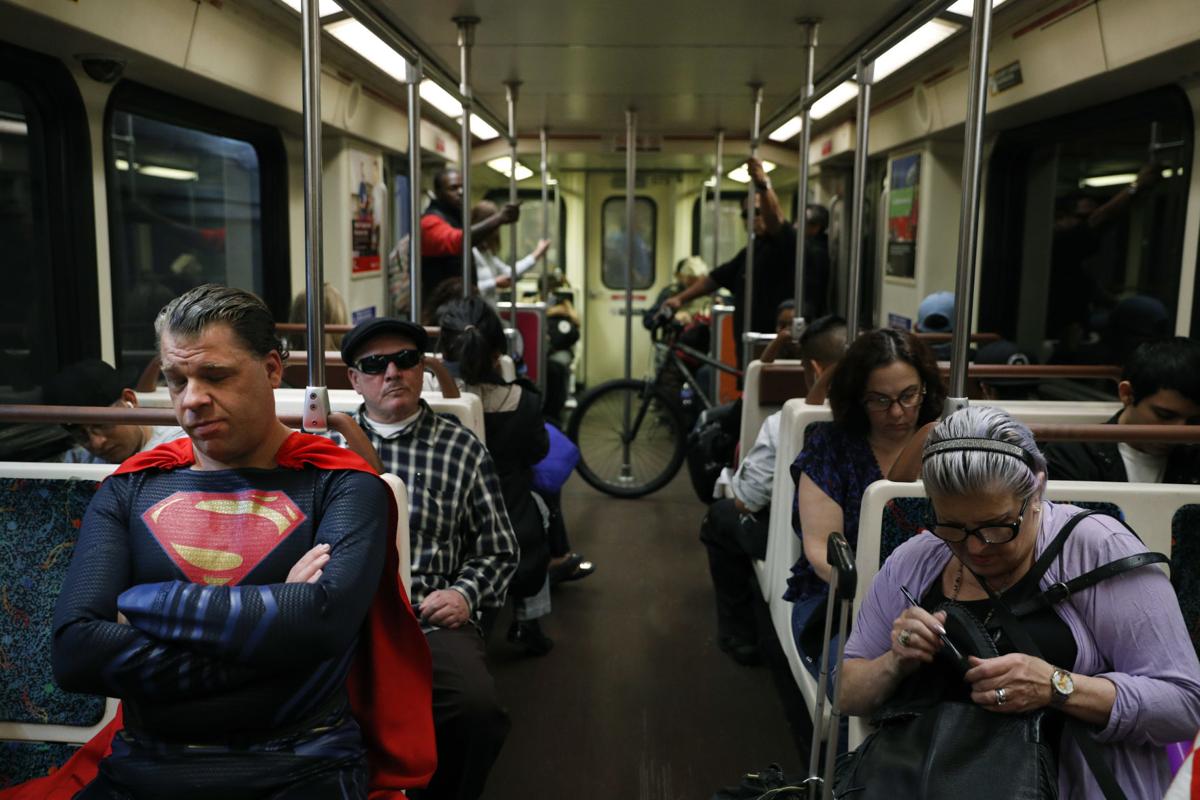 APTOPIX Street Superheroes-Photo Essay