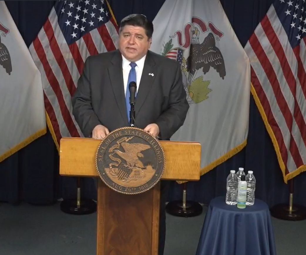 Gov. Pritzker's Daily News Conference On COVID-19