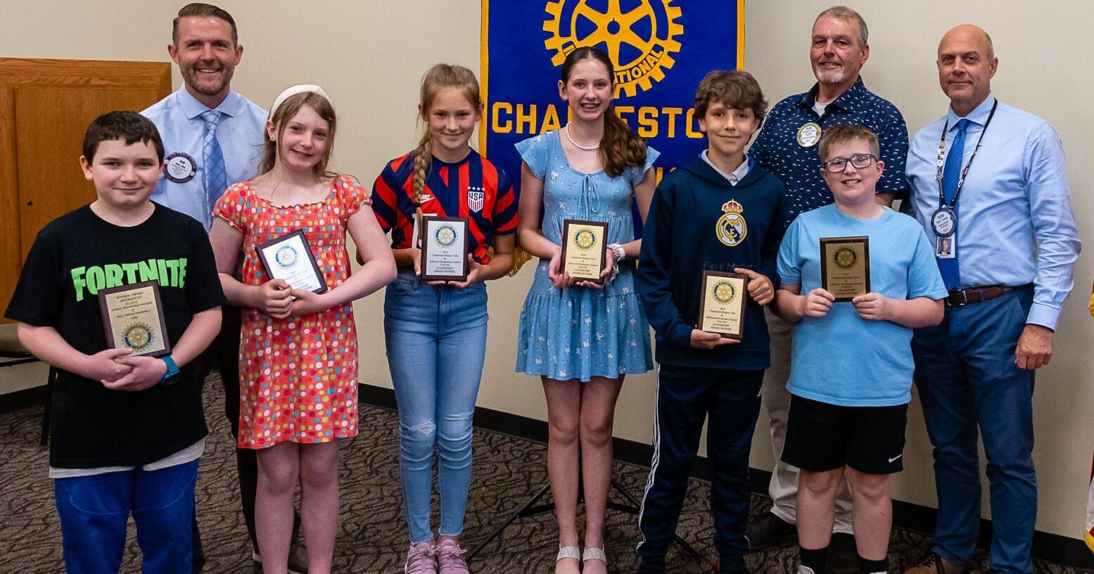 Charleston Rotary Club honors leaders at Jefferson Elementary - Vimarsana News