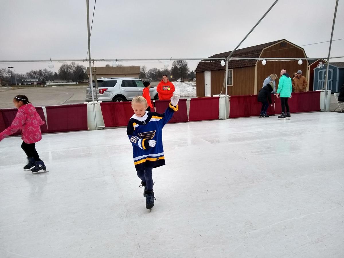 SKATING THE HOLIDAY AWAY; Mattoon's Cross County Mall hosts outdoor ice