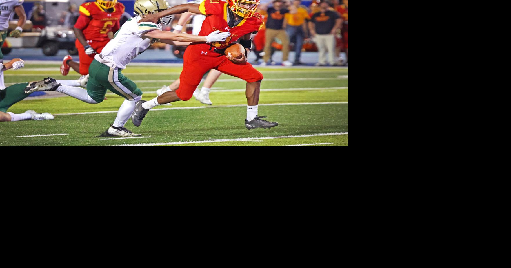 Charleston football senior Treylin Couch becomes Trojans' all-time leading rusher