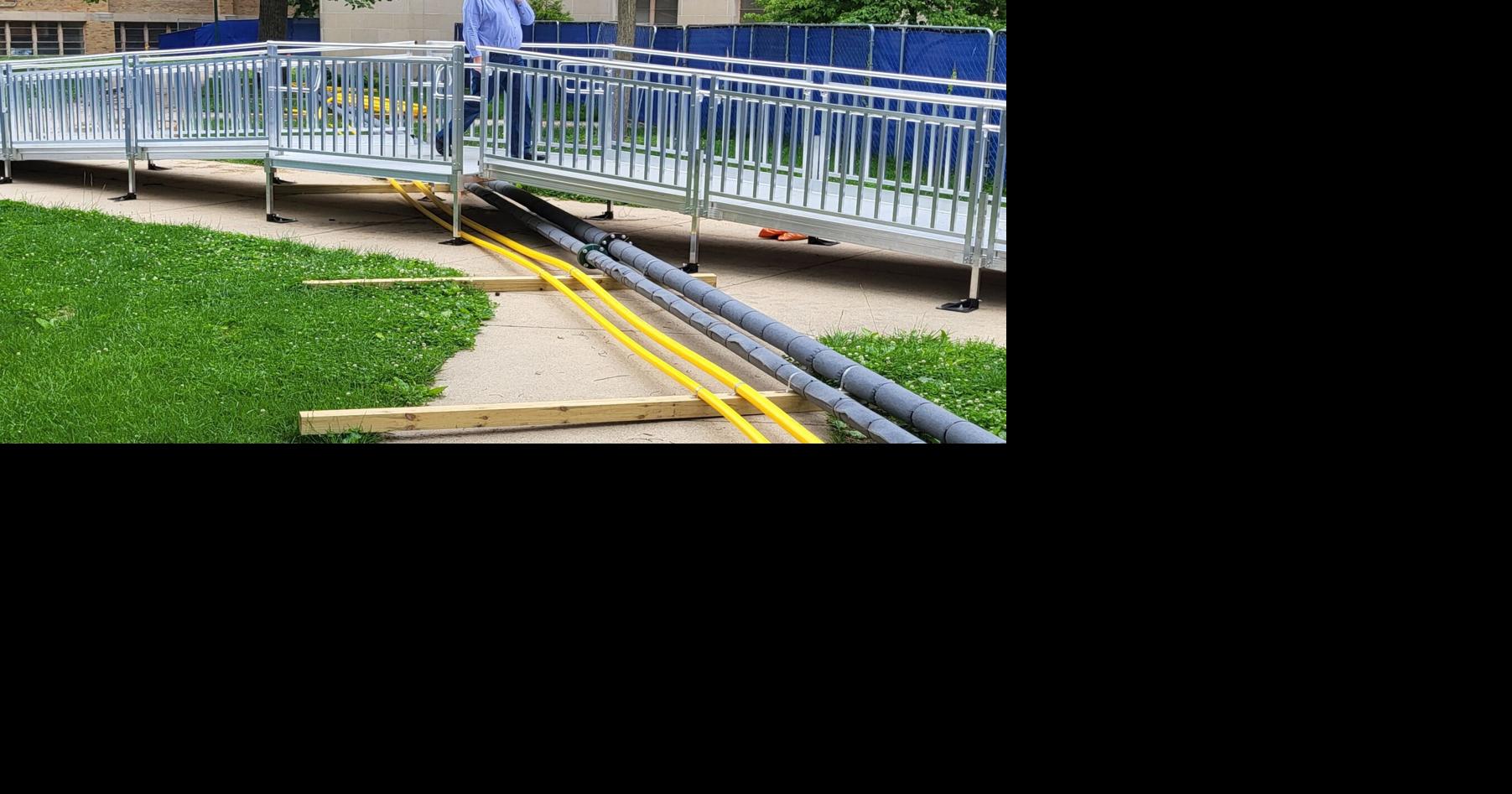 Renovations underway on Eastern Illinois University's utility tunnels, Thomas Hall