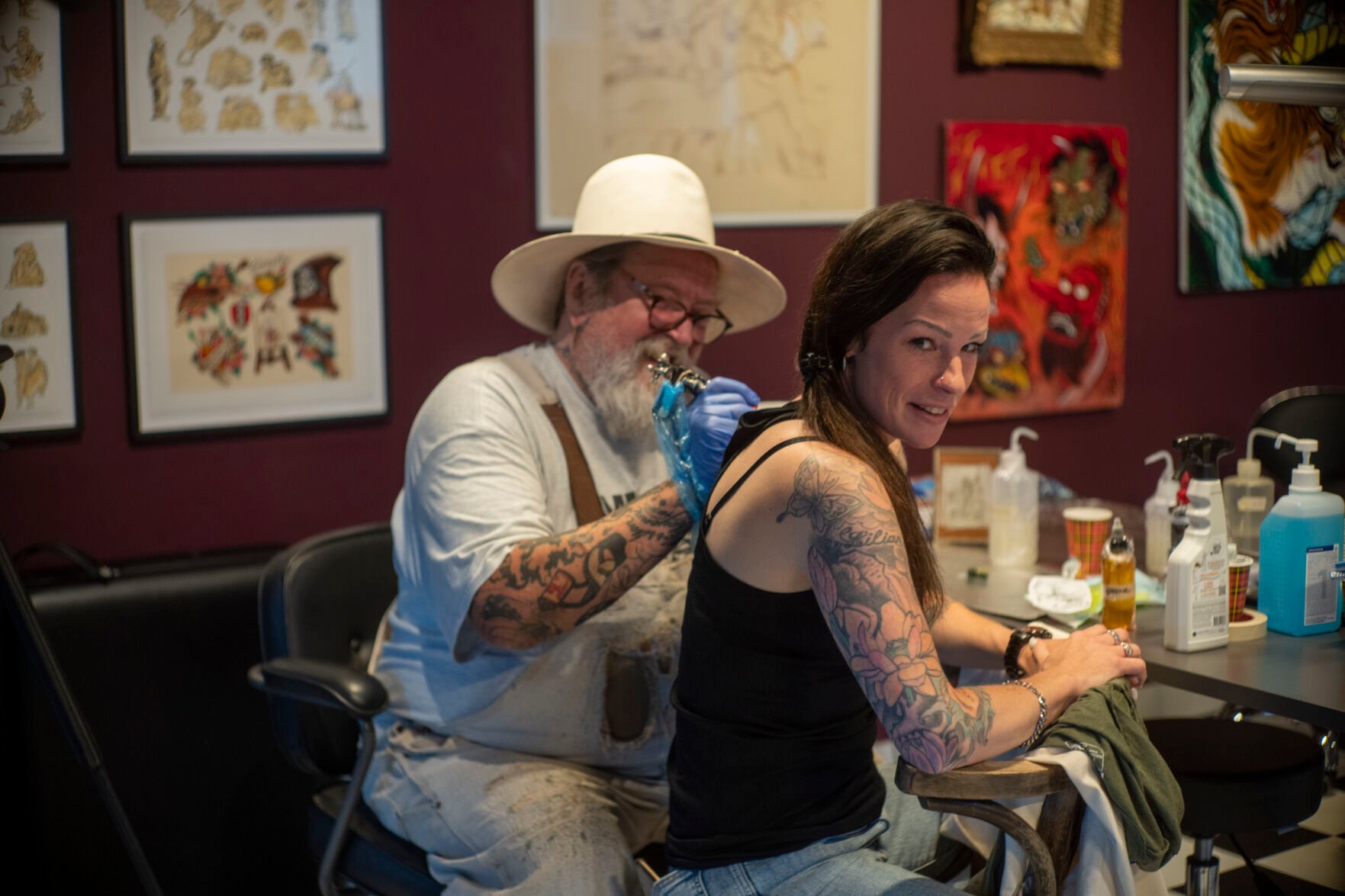 Tattoo artists open pop-up shop in Amsterdam Rembrandt House