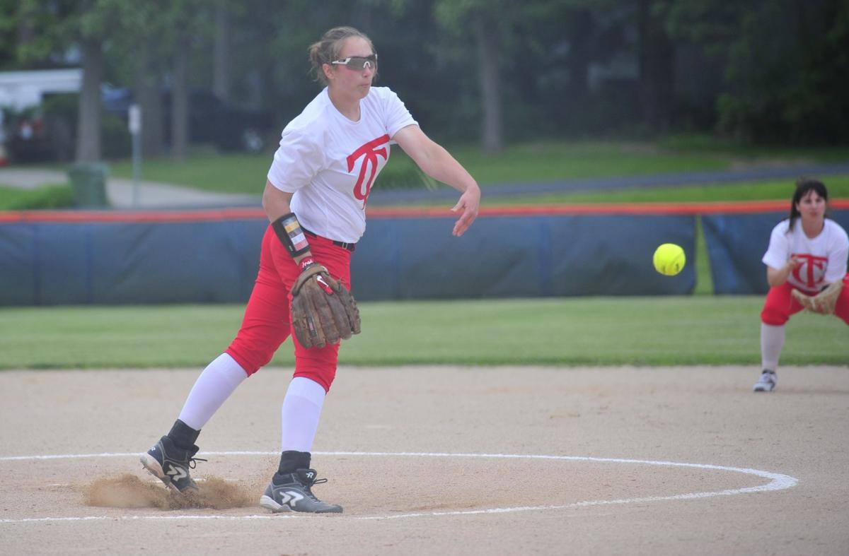Charleston softball's Emily Price carrying the pitching load and