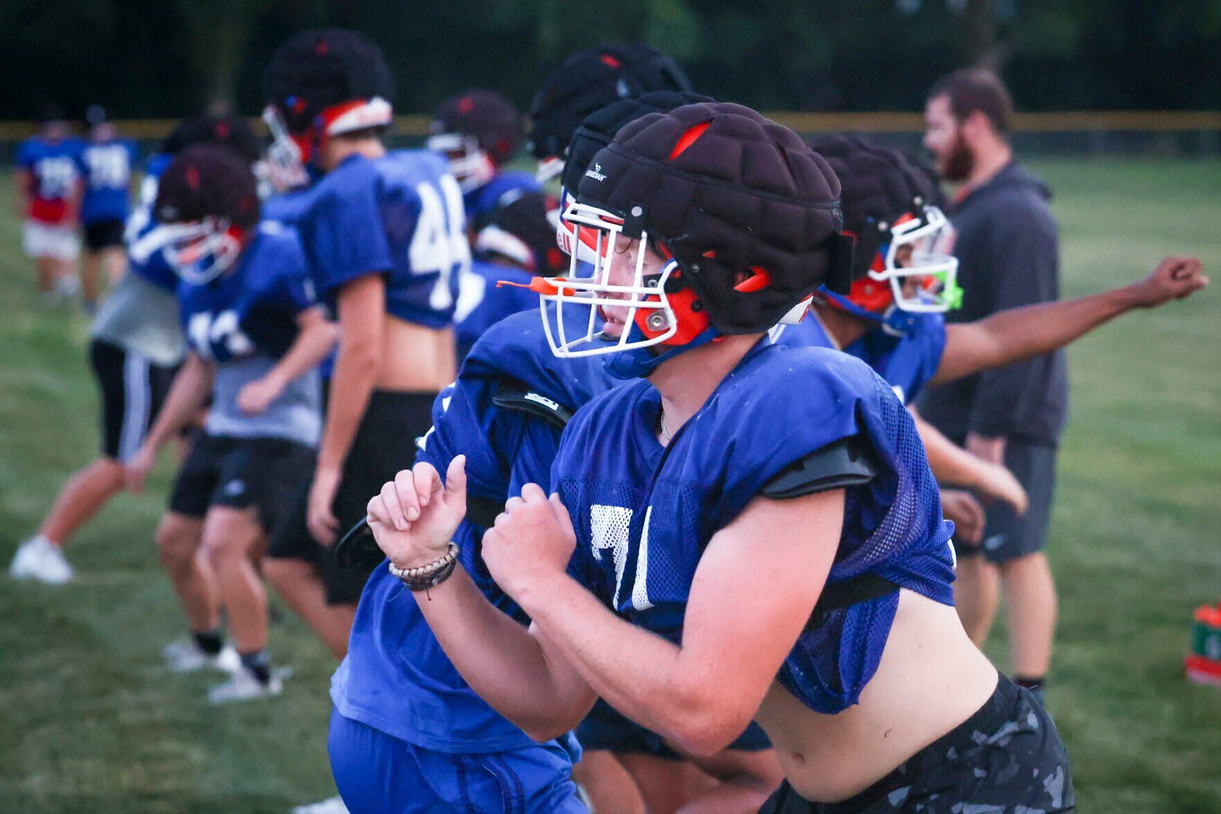St. Teresa football team takes on new challenges under a new coach and schedule