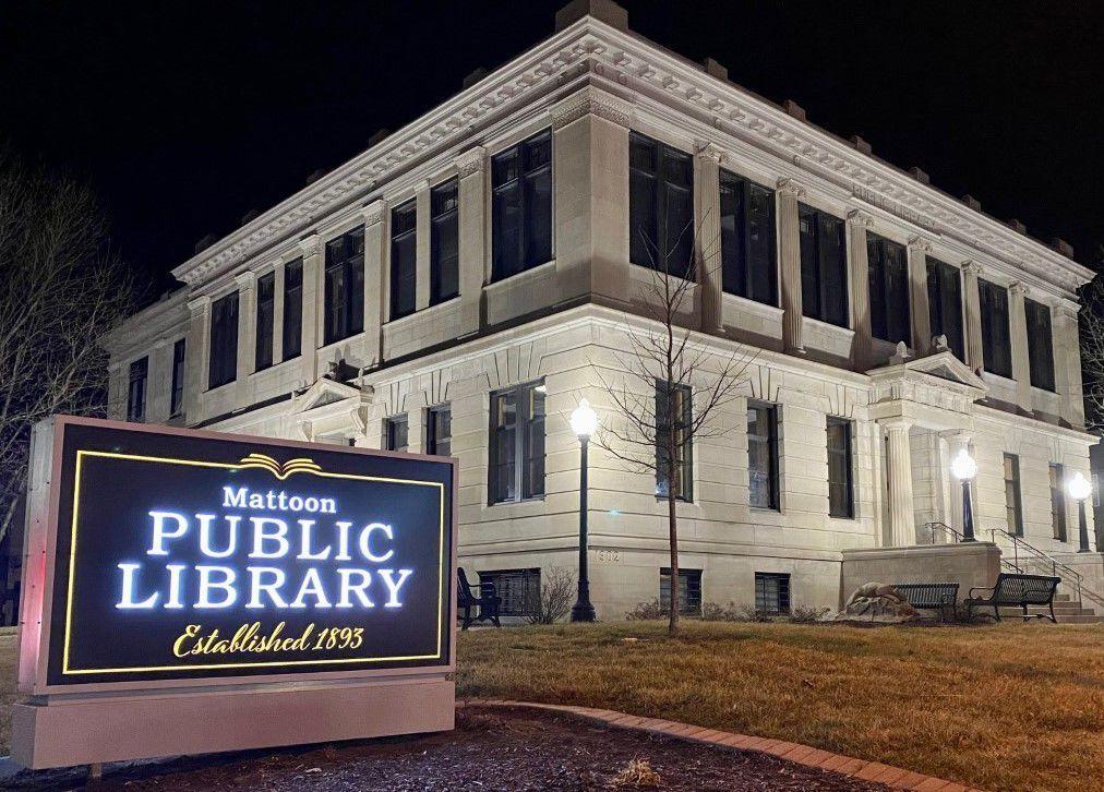 Mattoon Public Library gets new exterior signs, will expand