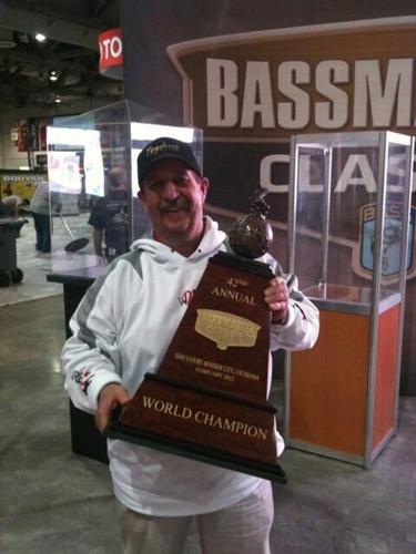 Terry Brown with trophy