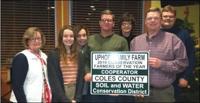 Uphoffs receive Coles County Soil and Water Conservation District award