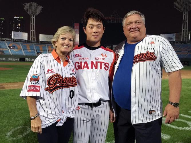 Lotte Giants KBO League Authentic Home Away Cool Baseball Jersey