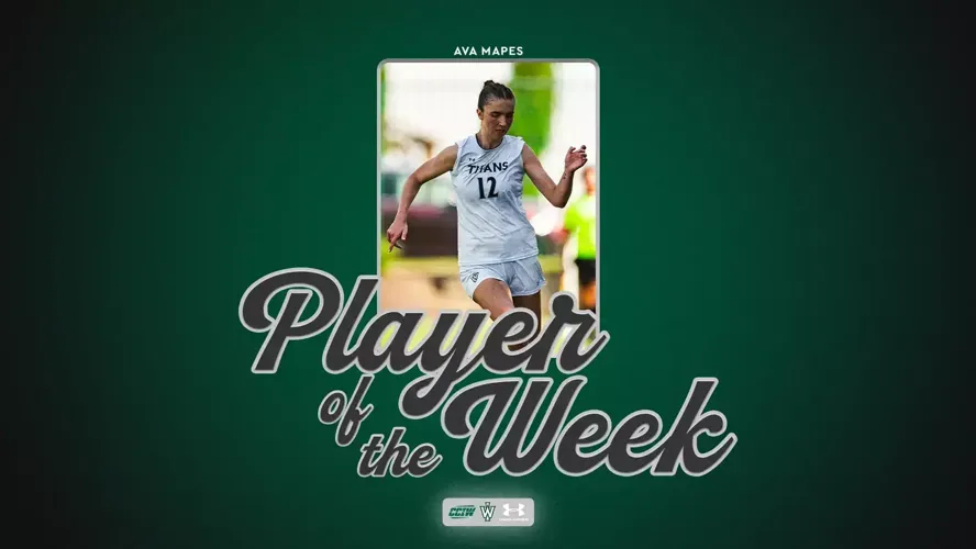Mapes Earns First Career CCIW Player of the Week Honor