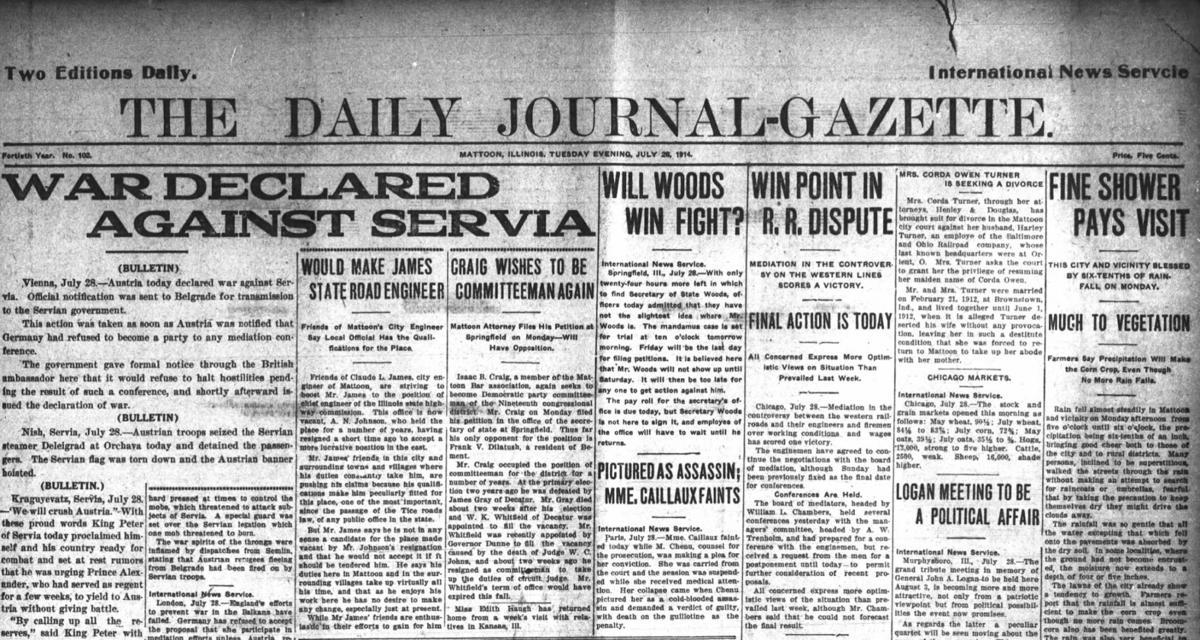 Gallery Historic front pages from the JGTC archives Local
