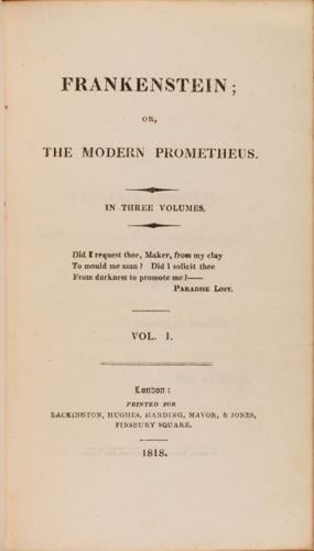 Rare Book and Manuscript Library celebrates ‘Frankenstein’