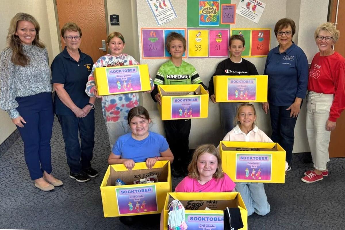 Mattoon Riddle collects socks for Christmas event
