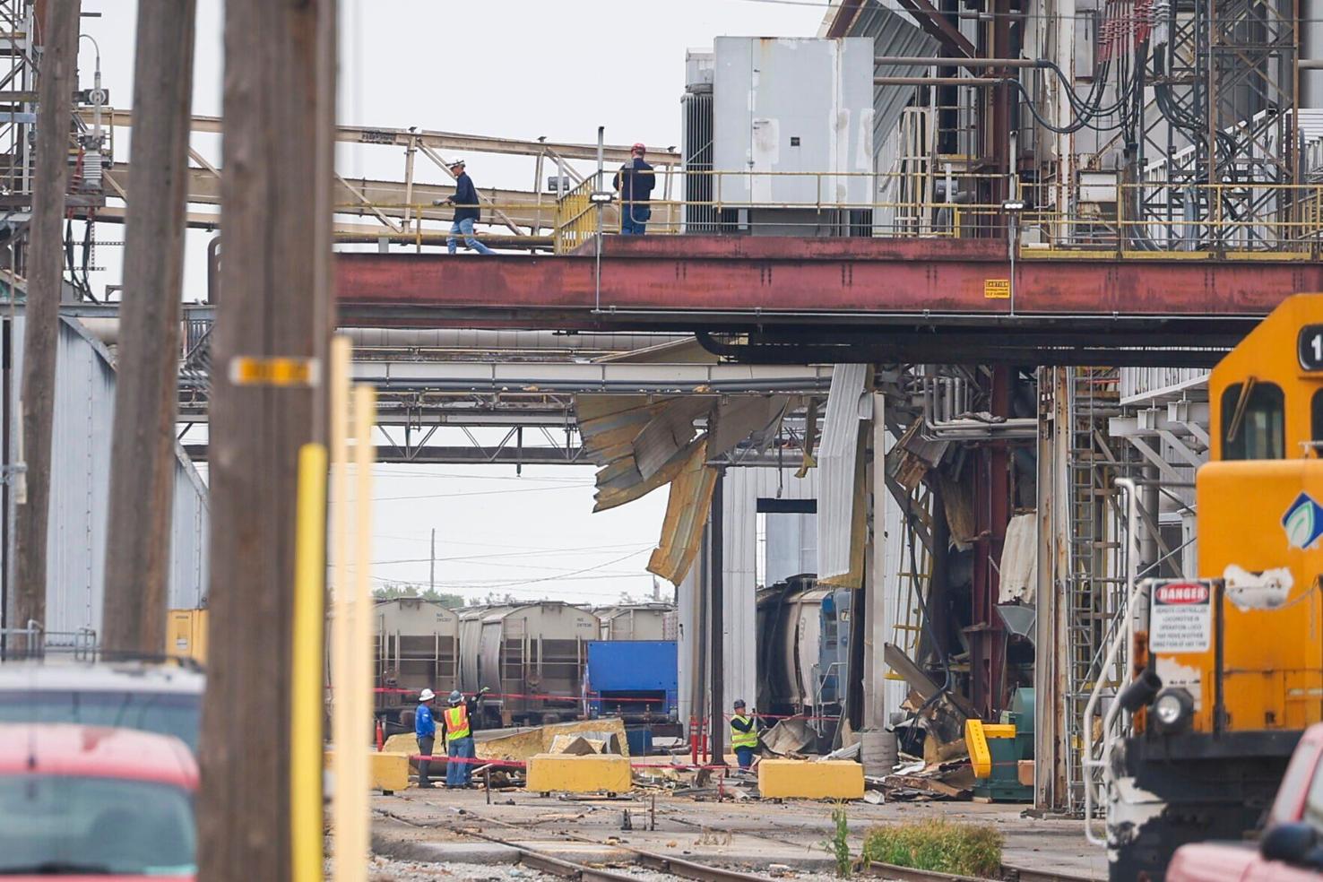 Photos Cleanup continues after explosion at ADM in Decatur