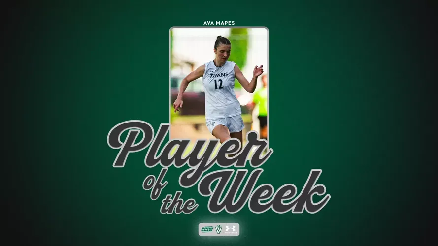Mapes Earns First Career CCIW Player of the Week Honor