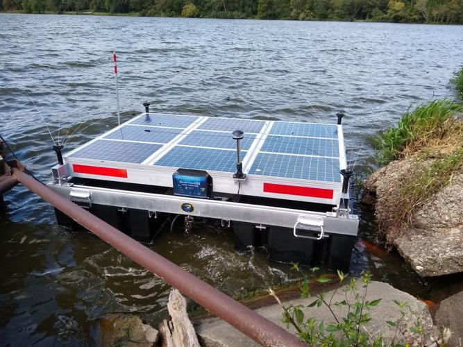 Algae control unit closeup