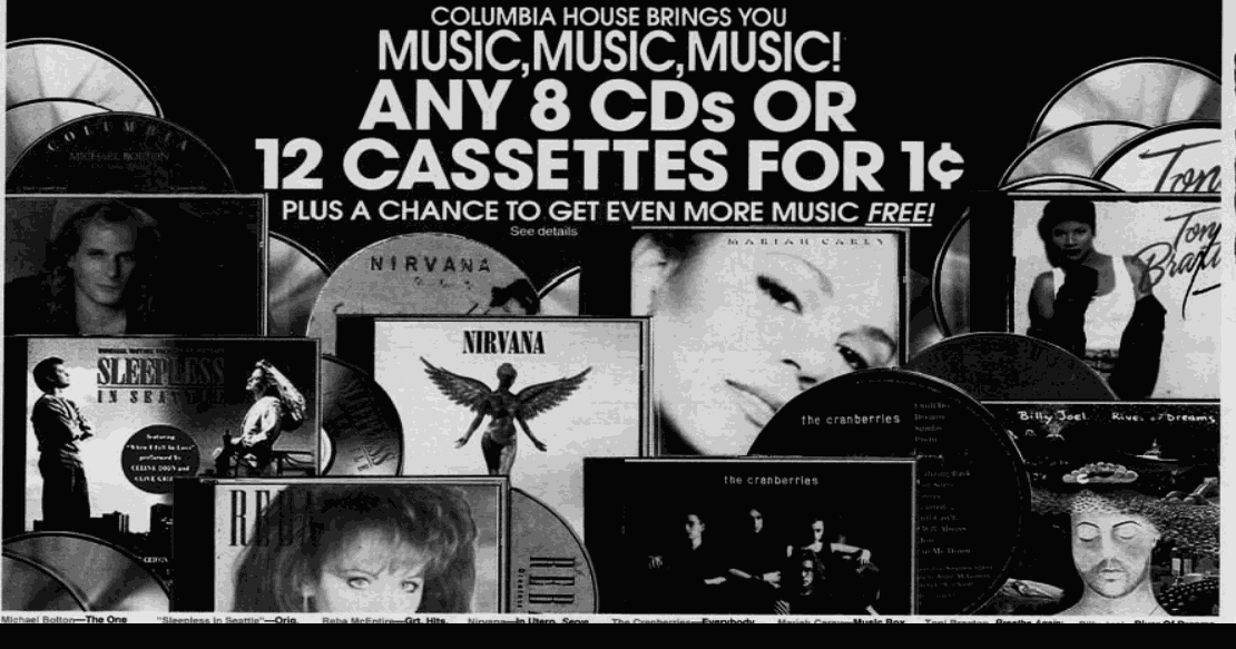 RetroNewsNow on X: 1978 Retro Ad: — Join the Columbia Record & Tape  Club!  / X
